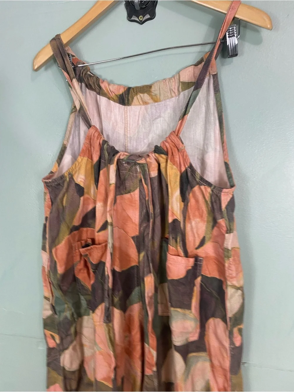 Free People Freebird Printed Jumpsuit Floral Baggy Medium